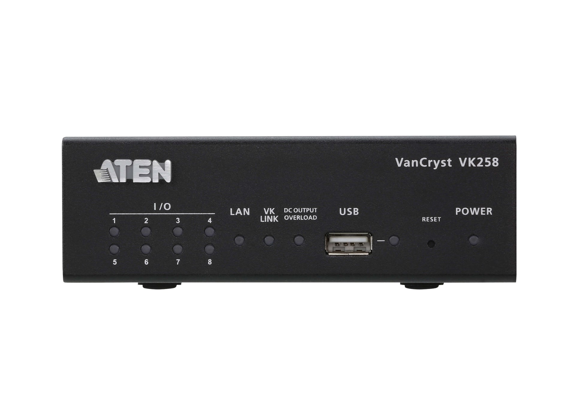 ATEN VK258 – 8-Kanal Digital-I/O-Erweiterungsbox, über LAN (PoE), DC-Ausgang, für ATEN Controller
