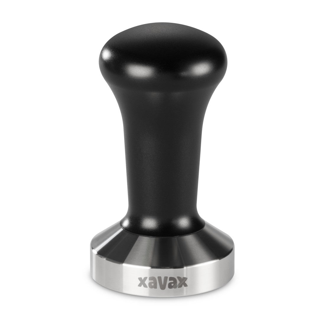 Xavax Stampfer – für Universal – Ø 5,1 cm × 9 cm – Edelstahl – Schwarz