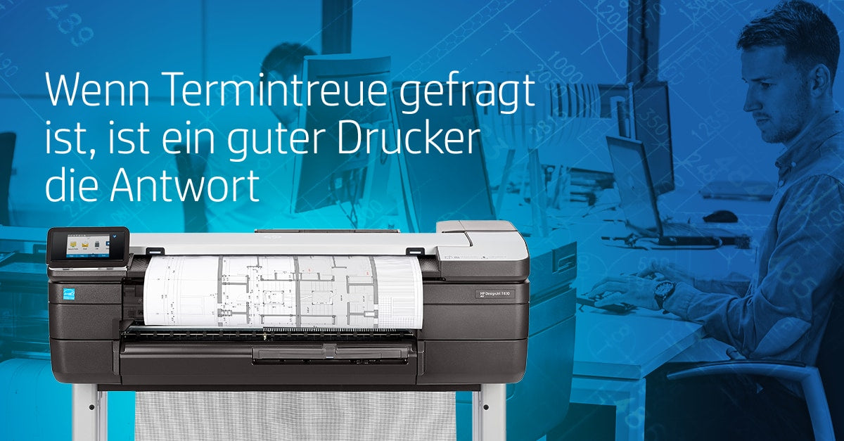 HP DESIGNJET T830 – Grossformat Tintenstrahl-MFP 24"