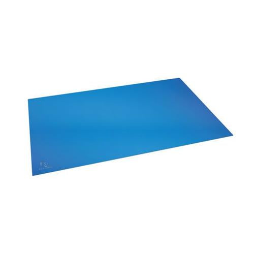 Exacompta Schreibunterlage Clean'Safe – Blau – 585 × 385 mm – Kunststoff, Rutschfest