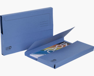 Exacompta Sammelmappe für A4, Karton, Blau