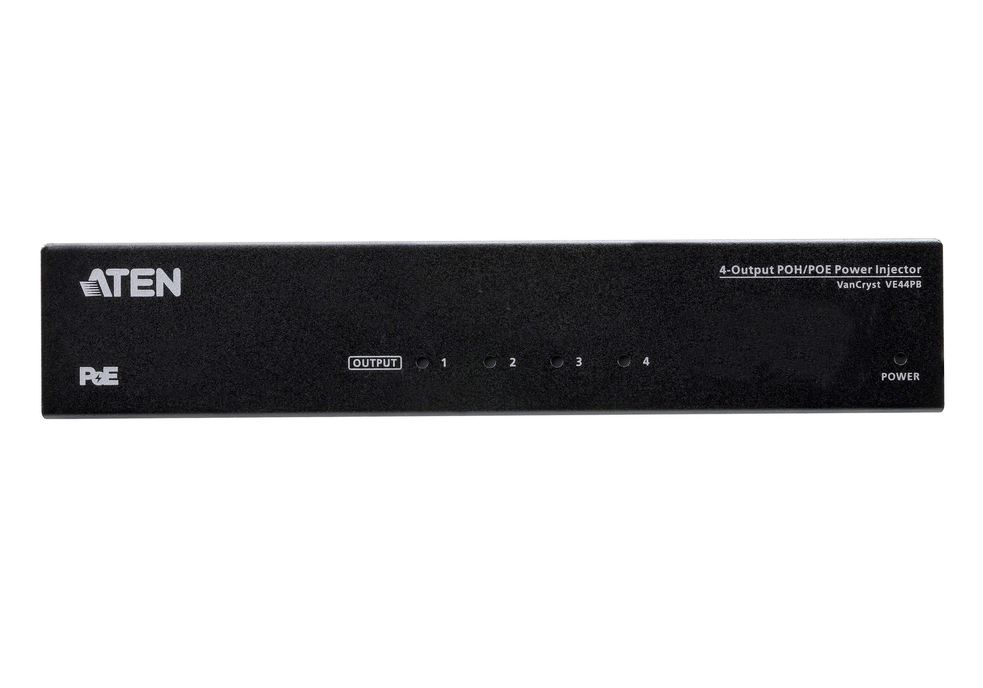 ATEN VE44PB – PoE-Injektor, HDBaseT, 4× PoE-Ports, PoH/PoE (IEEE 802.3af), für ATEN PoH/PoE-Geräte