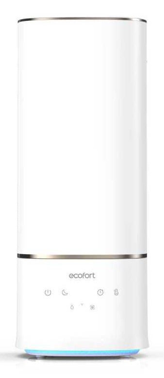 Ecofort Luftbefeuchter ecoQ HumidAir U400+ – Ultraschall, 400 ml/h, Tank 6 l, bis 55m², Hygrostat