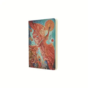 Paperblanks Notizheft – A5 – 80 Blatt – 100 g/m² – Hardcover, perforiert, abgerundete Kanten – rot, FSC