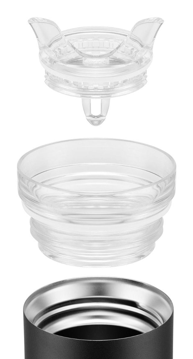 Bodum Thermobecher 600 ml – doppelwandig, Edelstahl, Schwarz
