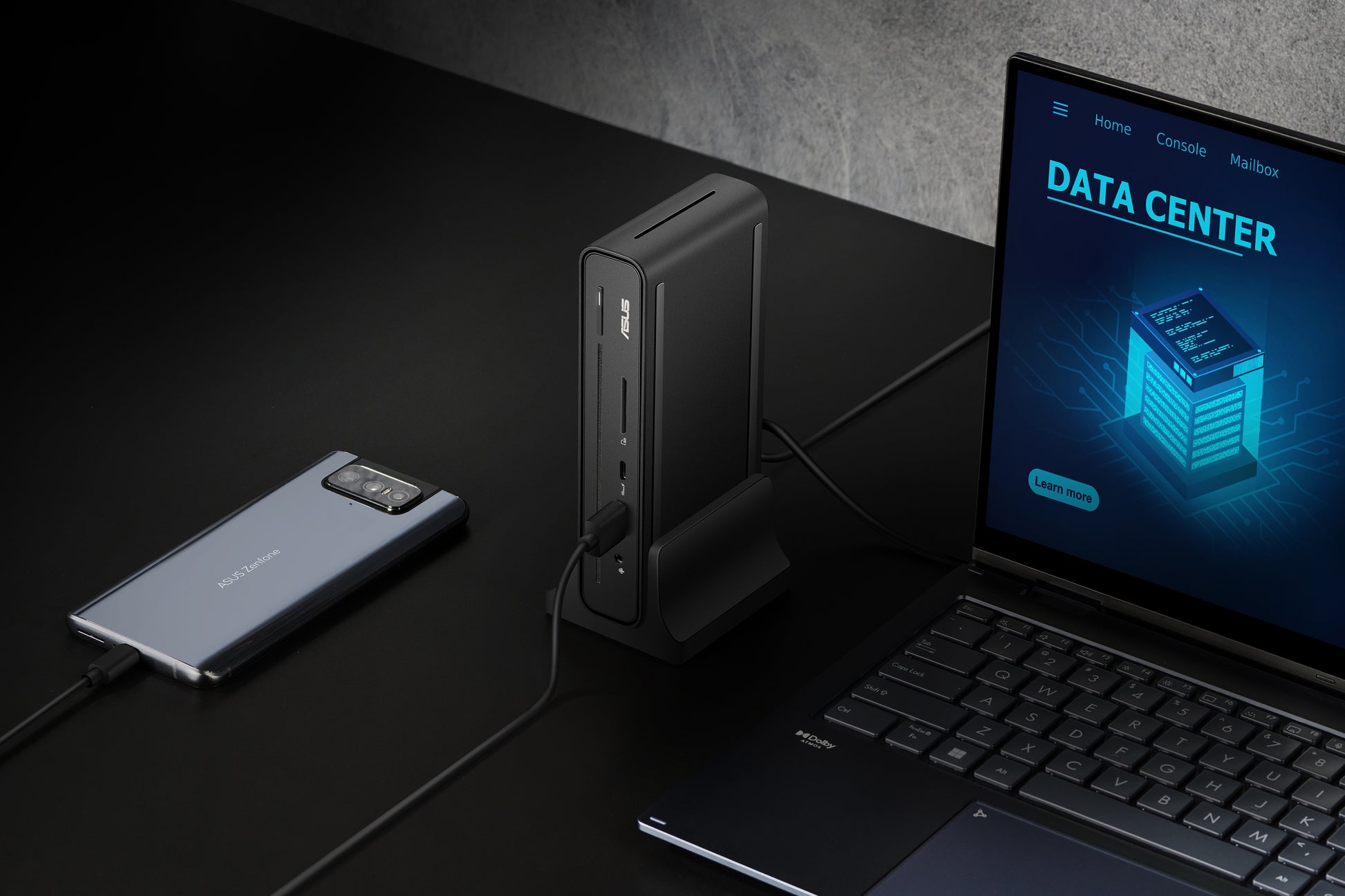 ASUS DC301 Dockingstation – USB-C, 2× DP, 1× HDMI, 3× USB-A, 90 W PD, GbE, SD, für Windows/Mac