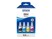 Epson Tintenpatronen-Multipack T664640, CMYK, 4er-Pack – für Inkjetdrucker und Multifunktionsgeräte