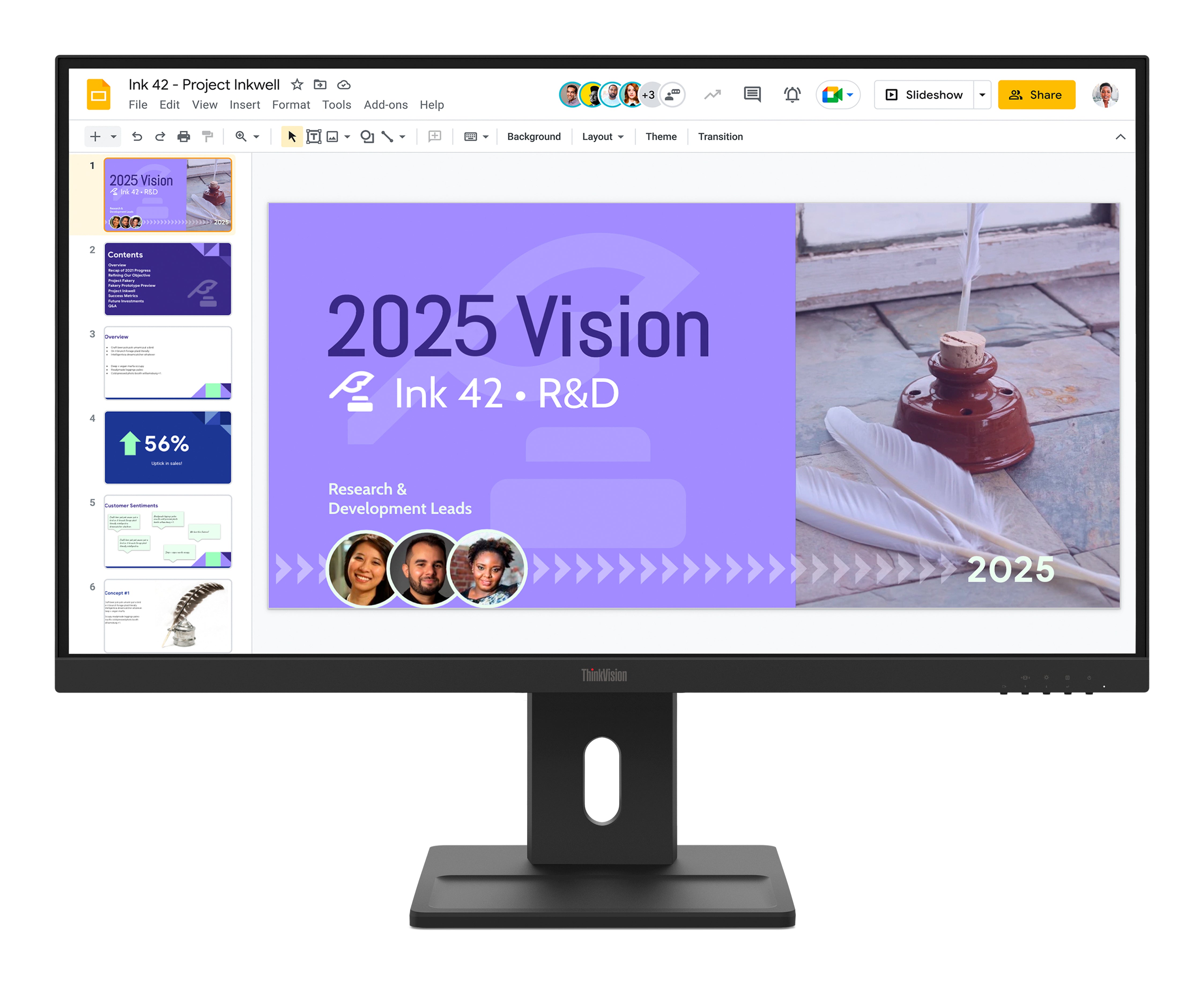 Lenovo ThinkVision E27Q-40 – 27", 2560 × 1440 (WQHD), IPS, 100 Hz