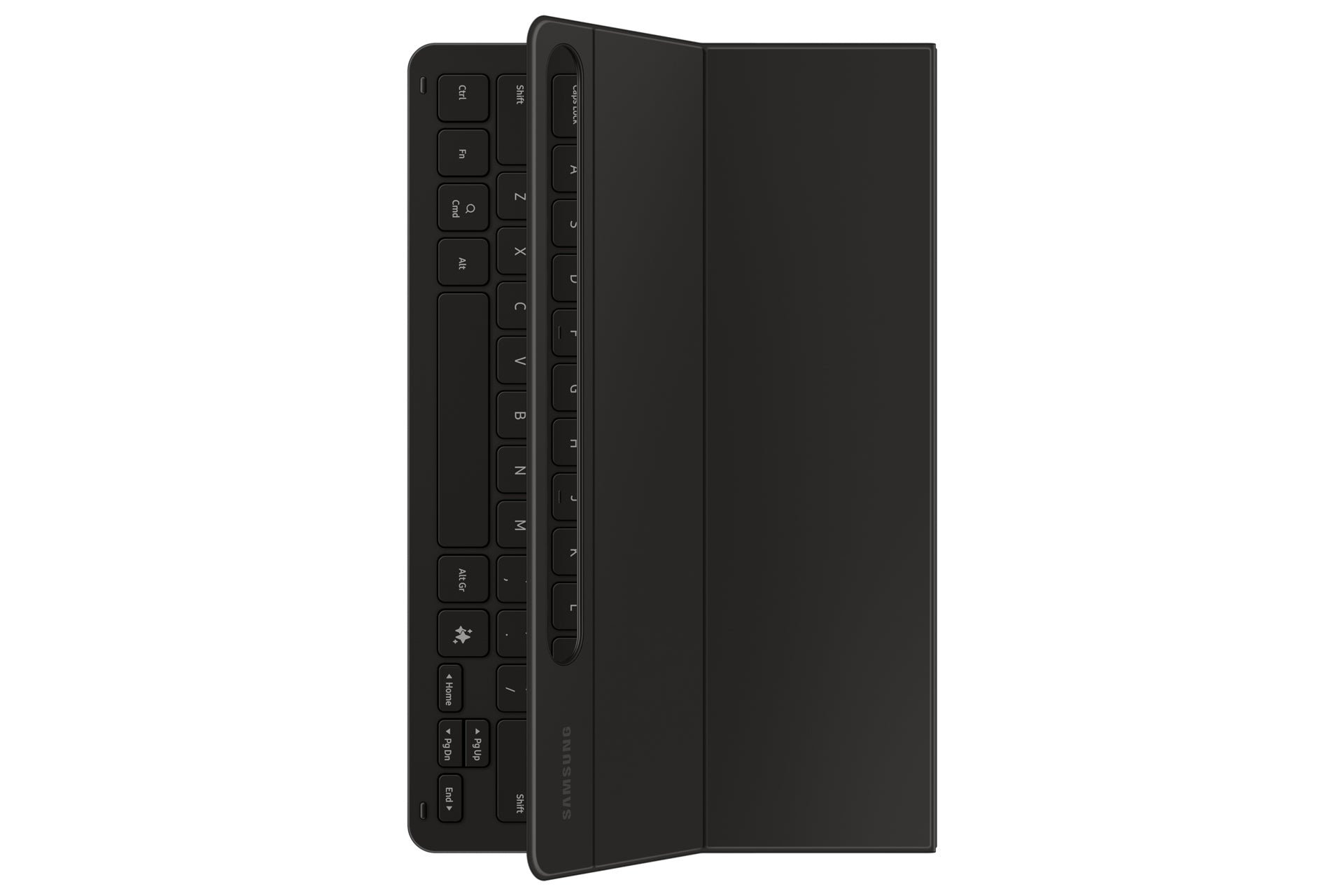 Samsung Tastatur, kabellos (Bluetooth), nordisch, 65%, mit Touchpad, schwarz – für Galaxy Tab S9 & Galaxy Tab