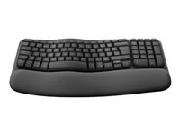 Logitech Wave Keys für Business CENTRAL-419 – Tastatur, kabellos (Bluetooth/2,4 GHz), CH-Layout (DE-CH)