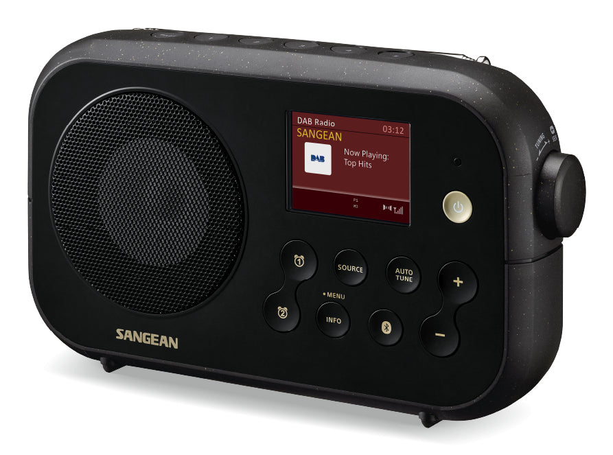 Sangean DPR-42BT – Tragbares DAB+ Radio, UKW, Bluetooth – Schwarz