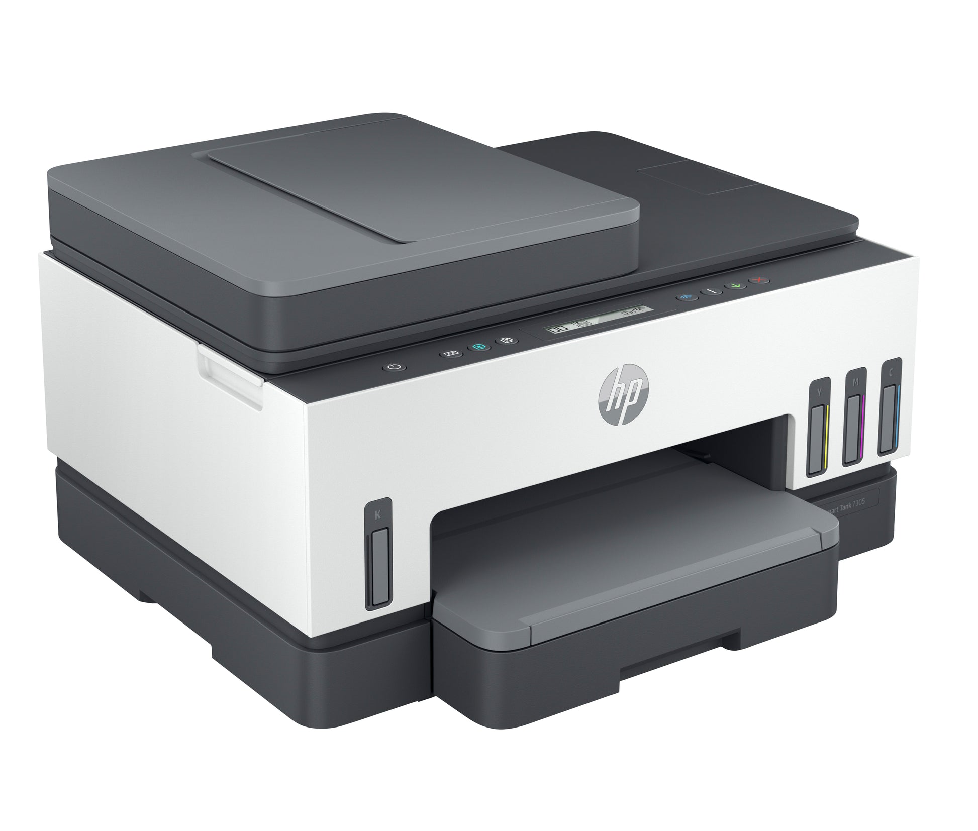 HP Smart Tank 7305 – Farbiger Tintenstrahl-MFP A4, 3-in-1 – USB/LAN/WLAN – Duplex, ADF – 15 ppm S/W