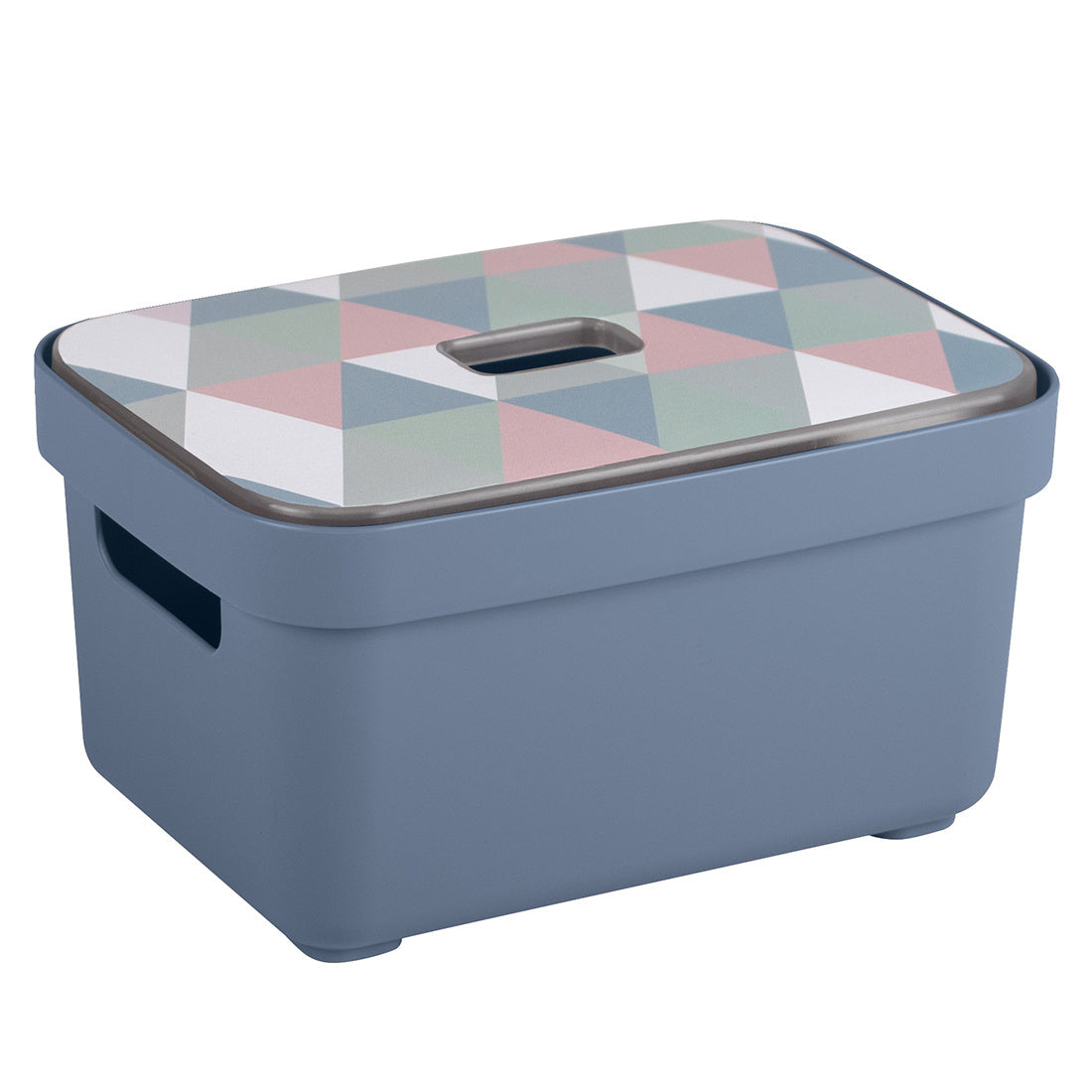 Sigma home Aufbewahrungsbox 2,5 l ohne Deckel – Kunststoff – Dunkelblau – 177 × 128 × 93 mm