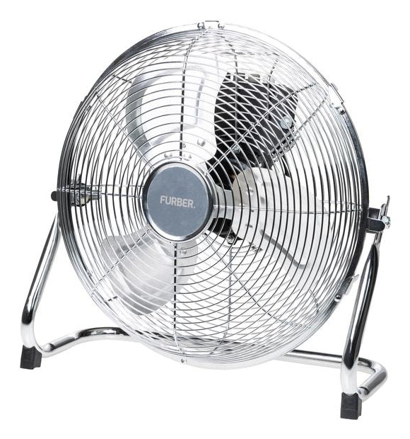 Furber. Furber Bodenventilator Vayu-Industry F01250 – 30 cm (12"), 3 Stufen, 50 W, 58 dB(A), Chrom