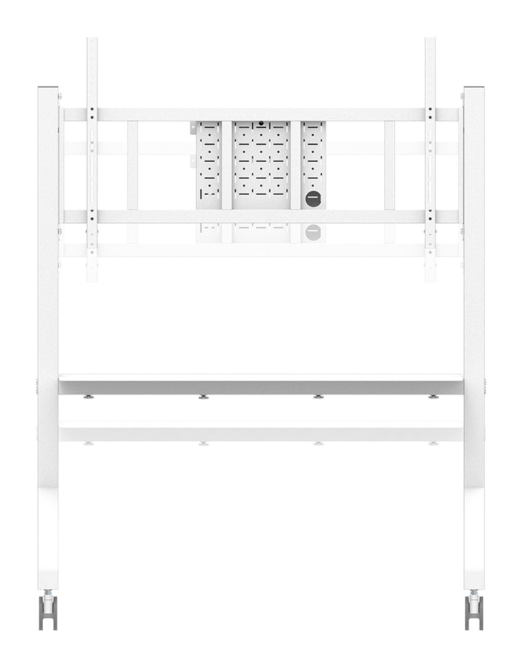 Neomounts MOVE Go XL FL50-575WH1 – Trolley, höhenverstellbar, für 65–110", VESA 100×100–1000×600, bis 125 kg