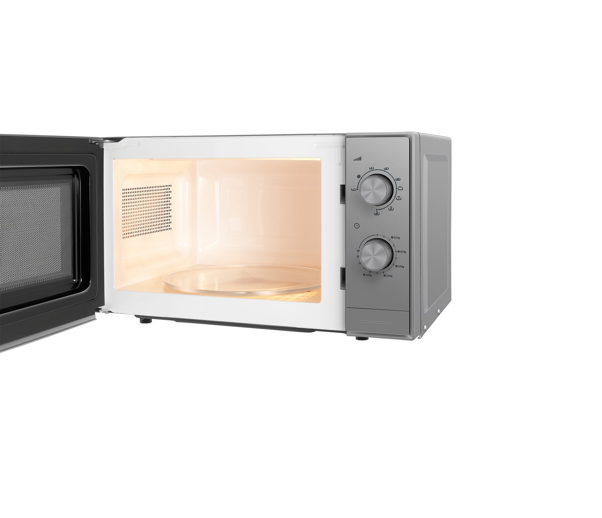 Beko Grill-Mikrowelle MGC20CH – 20 l, Grill, 700 W – silber