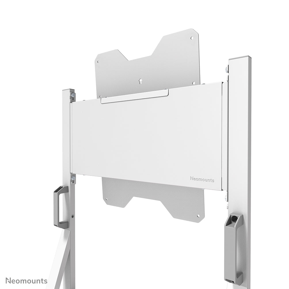 Neomounts MOVE Go Flip – Trolley, drehbar, für 55–65", VESA 400×400, bis 50 kg, höhenverstellbar, weiss