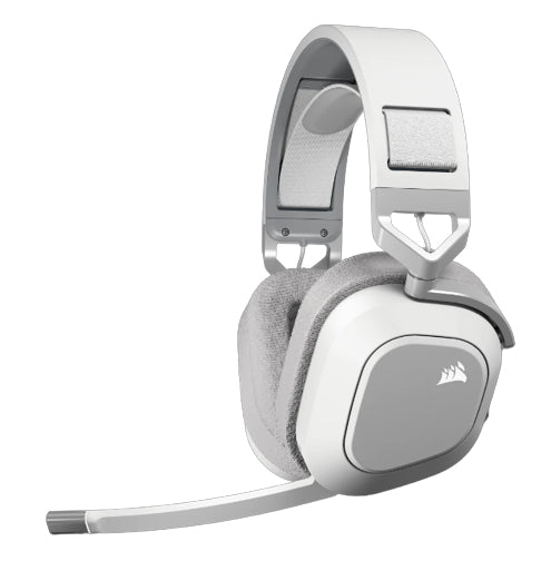 Corsair HS80 MAX – Bluetooth 5.2 Gaming-Headset, 2,4 GHz Low-Latency – PS5/PC – Weiss