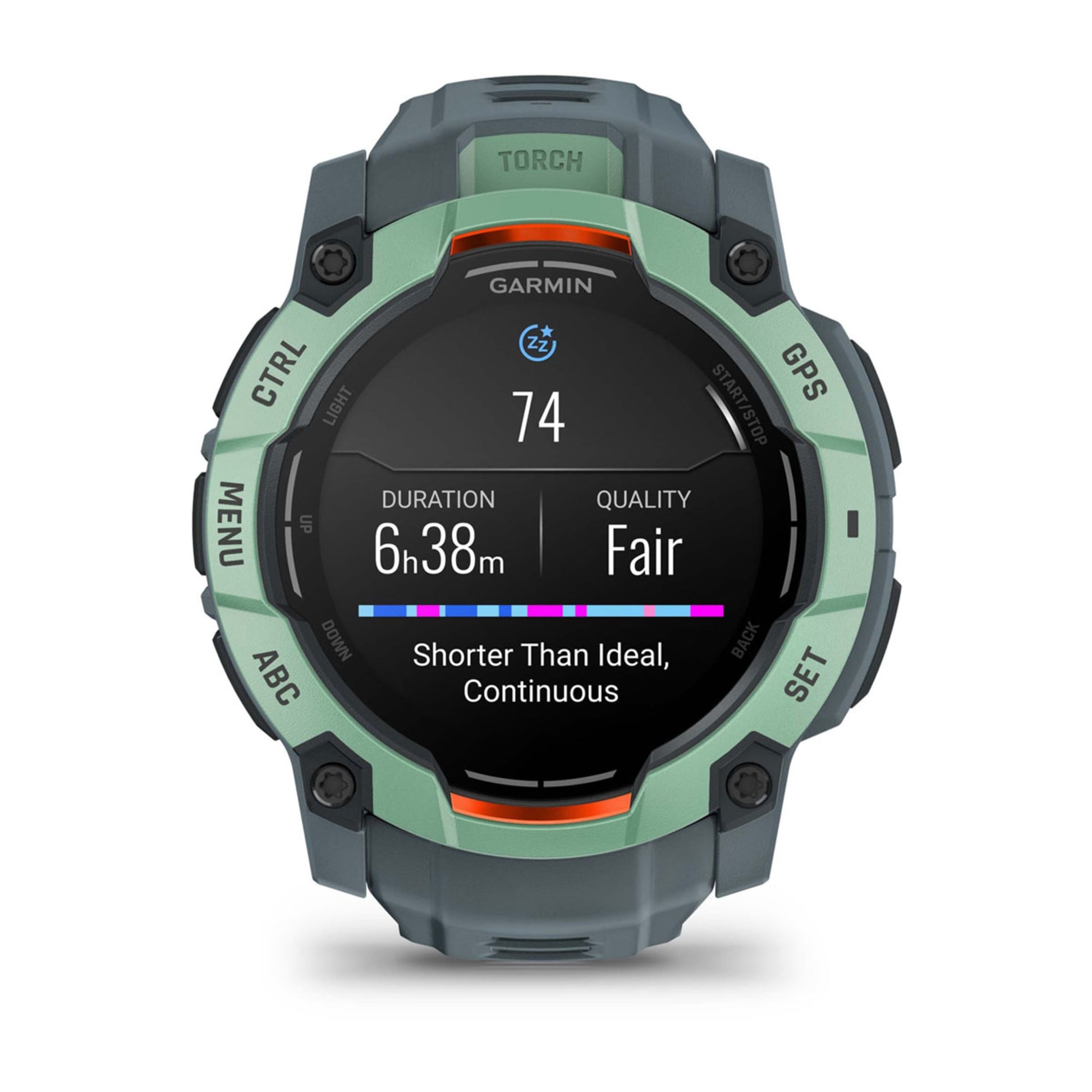 Garmin Instinct 3 – GPS-Smartwatch – 50 mm, 1,3", GPS, AMOLED, 10 ATM, Grün, Sportarmband