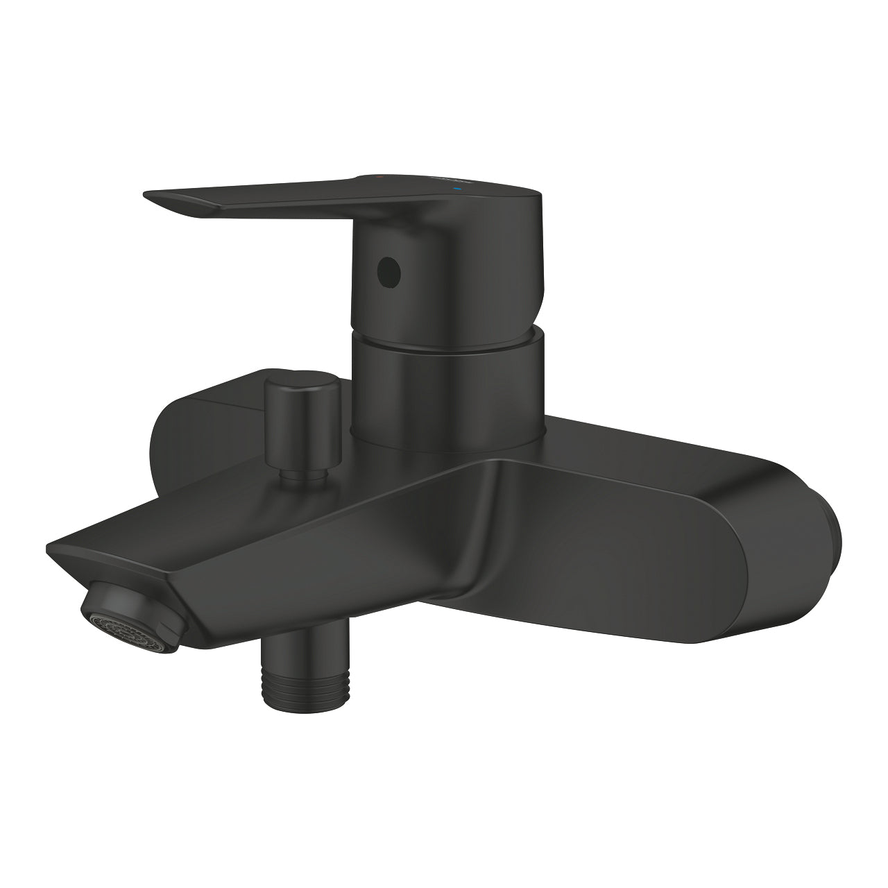 GROHE Start Badebatterie – Einhebelmischer, 15 cm, Metall, Wandmontiert, Schwarz