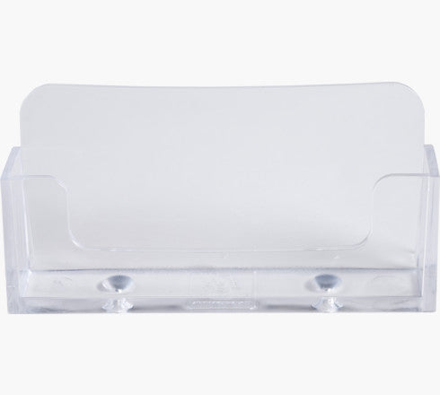 Exacompta Visitenkartenhalter – 1 Fach, 50 Visitenkarten, Polystyrol (PS), transparent, 34 × 102 × 47 mm