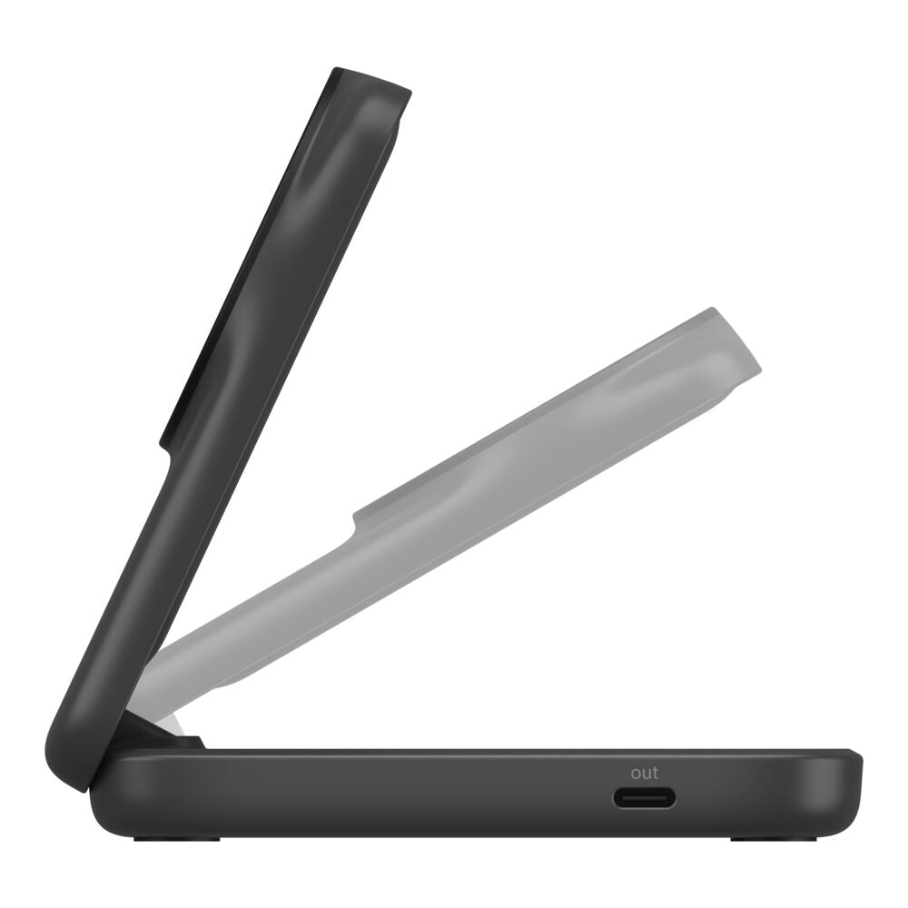 Belkin UltraCharge Ladestation – 25 W, Qi, magnetisch, 2-in-1, klappbar