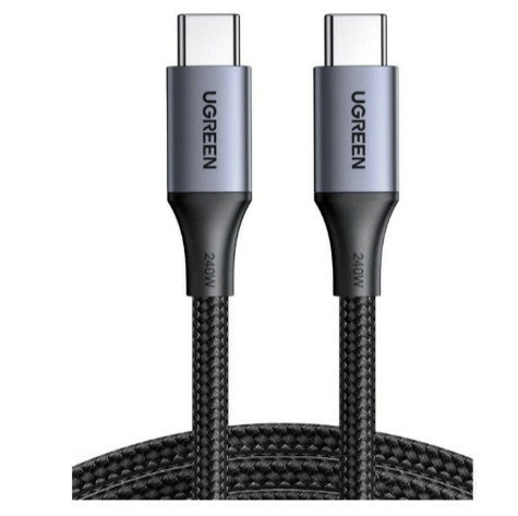 Ugreen USB-C-auf-USB-C-Kabel – USB 2.0 – 2 m – PD 240 W – Schwarz – für iPhone 15 und mehr
