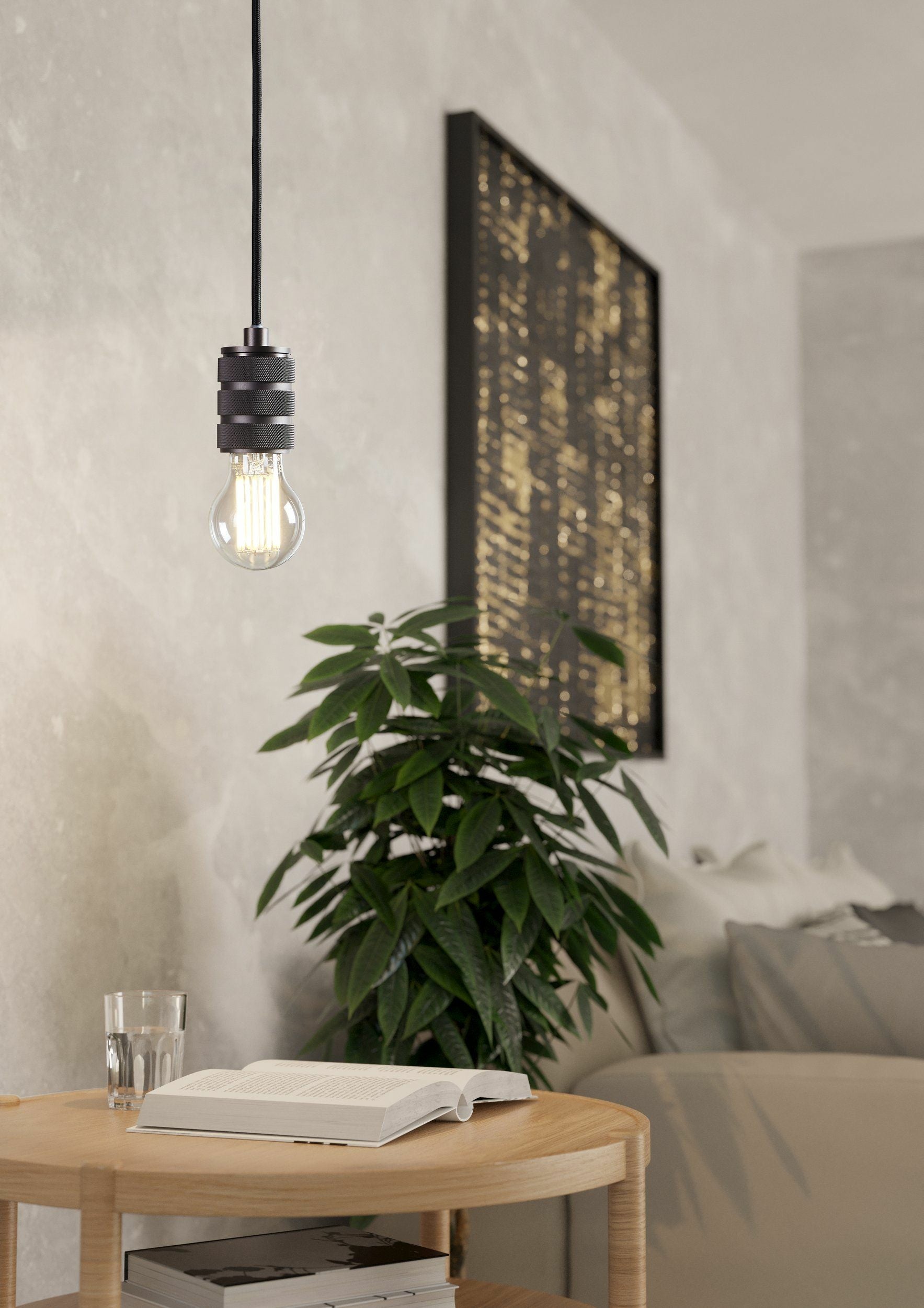 EGLO LED-Leuchtmittel E27 A60 – 1055 lm, 4,9 W, Warmweiss 3000 K – Transparent – 1 Stk.