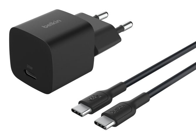 Belkin BOOSTCHARGE Ladegerät – 25 W, 1× USB-C, PD, PPS