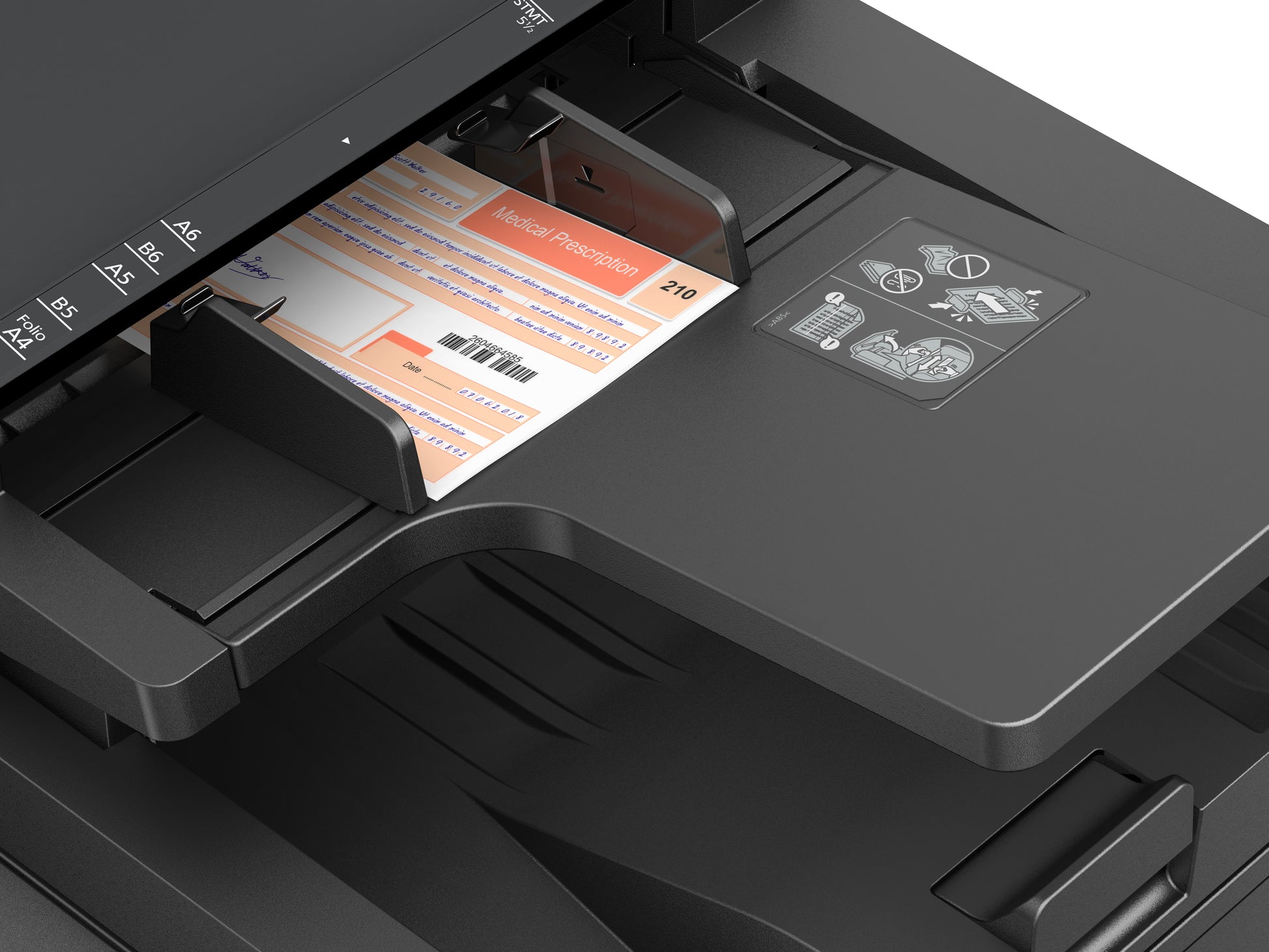 KYOCERA ECOSYS MA5500ifx – S/W Laser-MFP A4, 4-in-1 – USB/LAN – Duplex, Duplex-ADF – 55 ppm S/W