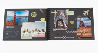 Exacompta Fotoalbum Scrap Addict – schwarz, 320 × 220 mm