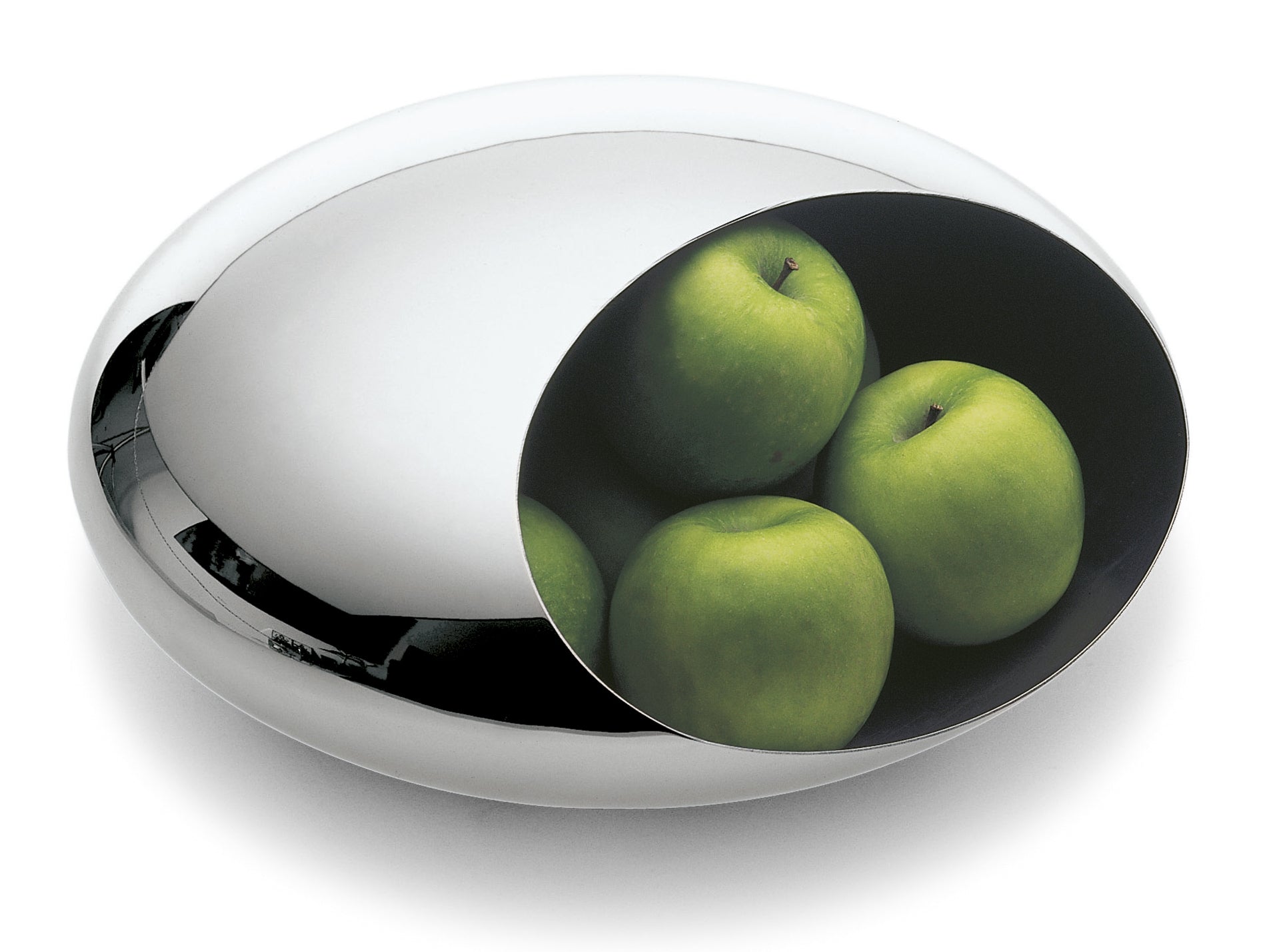 Philippi Obstschale Cocoon – Ø 30,0 cm, H 15,2 cm, Edelstahl, Silber