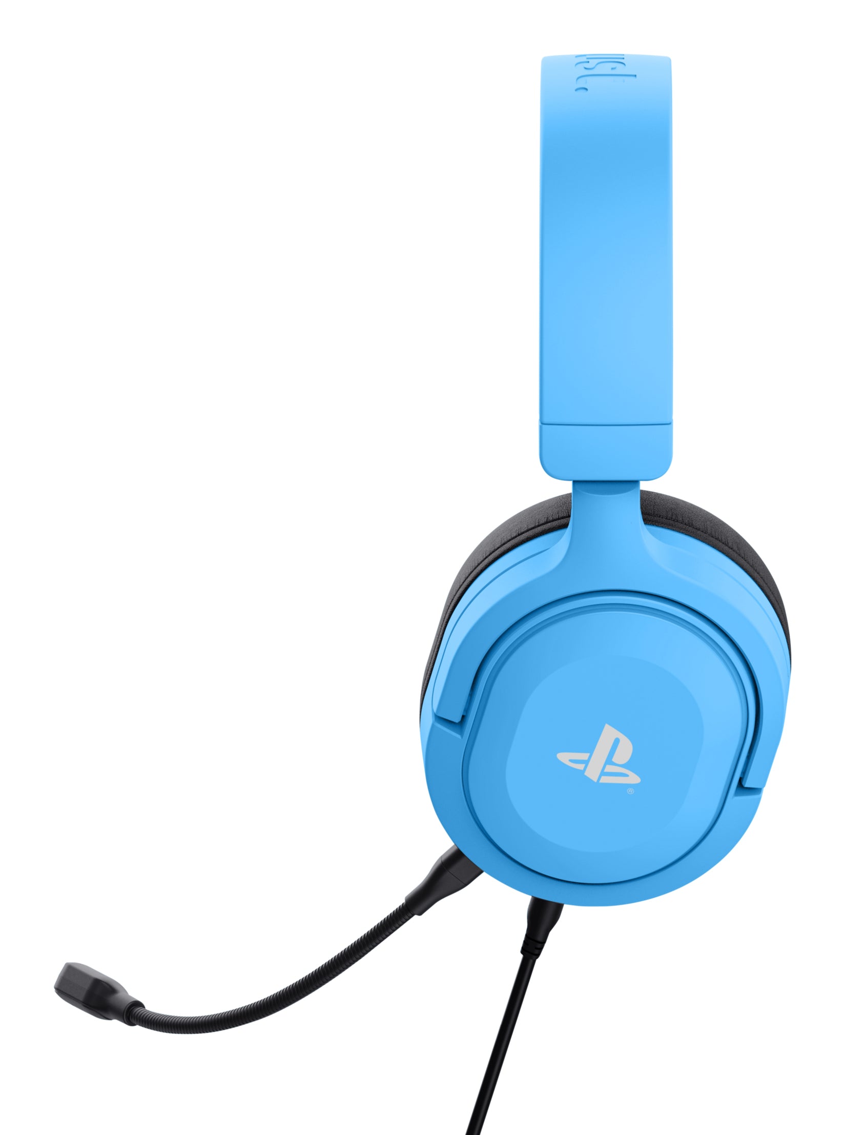 Trust GXT498B Forta Gaming-Headset – Over-Ear, Stereo, 3,5 mm Klinke, für PS5, PS4 und andere, Blau