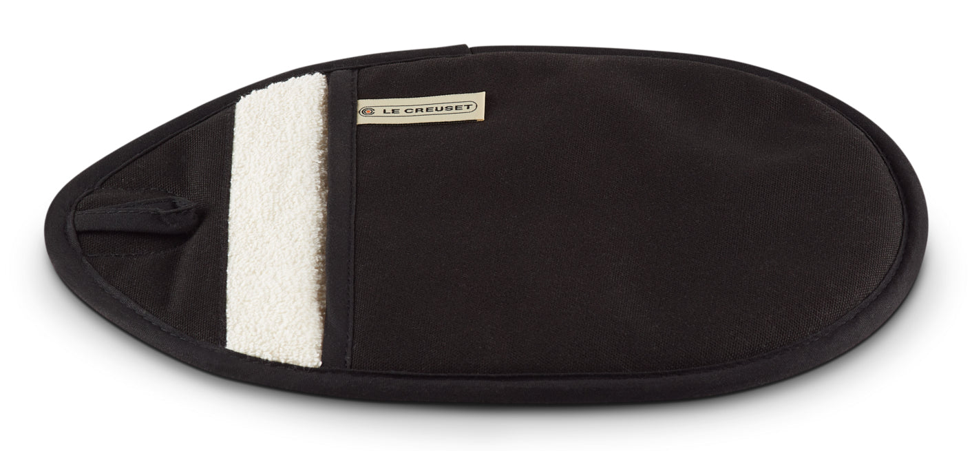 Le Creuset Topflappen, 20 × 32 × 1 cm, Baumwolle, Schwarz