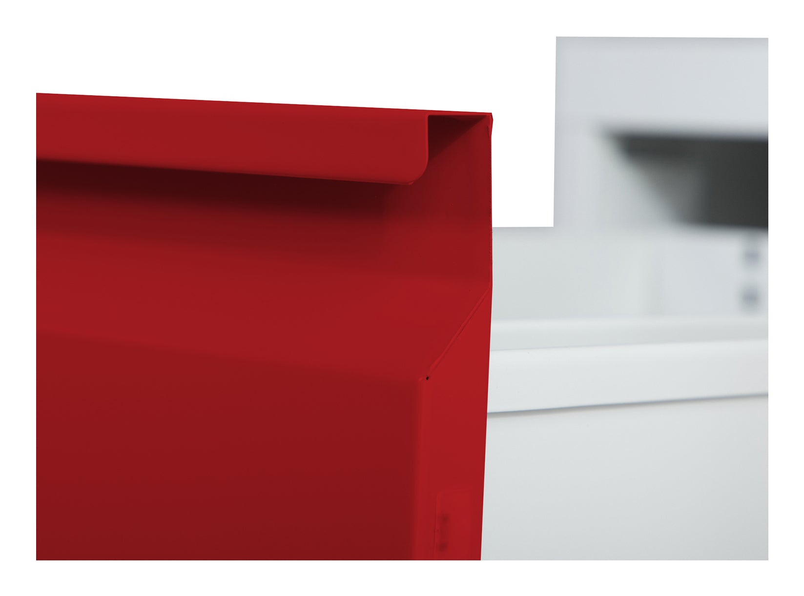 Phoenix Safe Co. FC1002GRK – Aktenschrank, 2 Schubladen, abschliessbar, Stahl, 450 × 620 × 725 mm, Rot/Grau