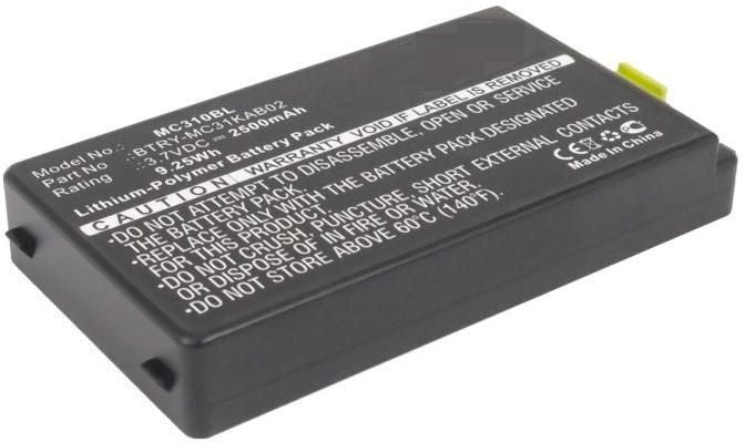 CoreParts Akku Li-Po 3,7 V 2500 mAh, 9,3 Wh – für Symbol MC3100/MC3190/MC3190G und andere