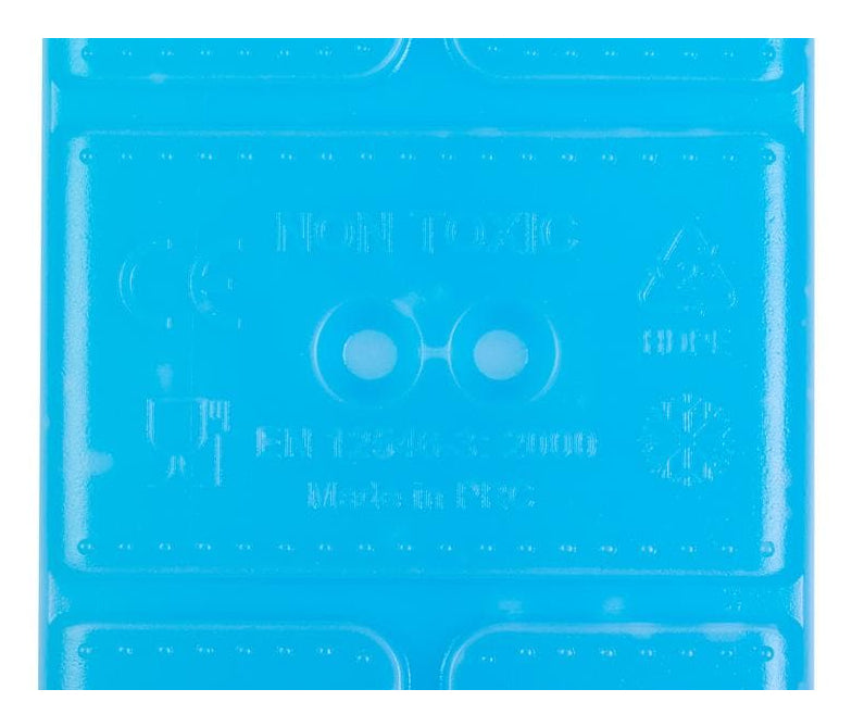 KOOR Kühlelement, 2 Stk., 9 × 25 × 2 cm, blau, spülmaschinenbeständig