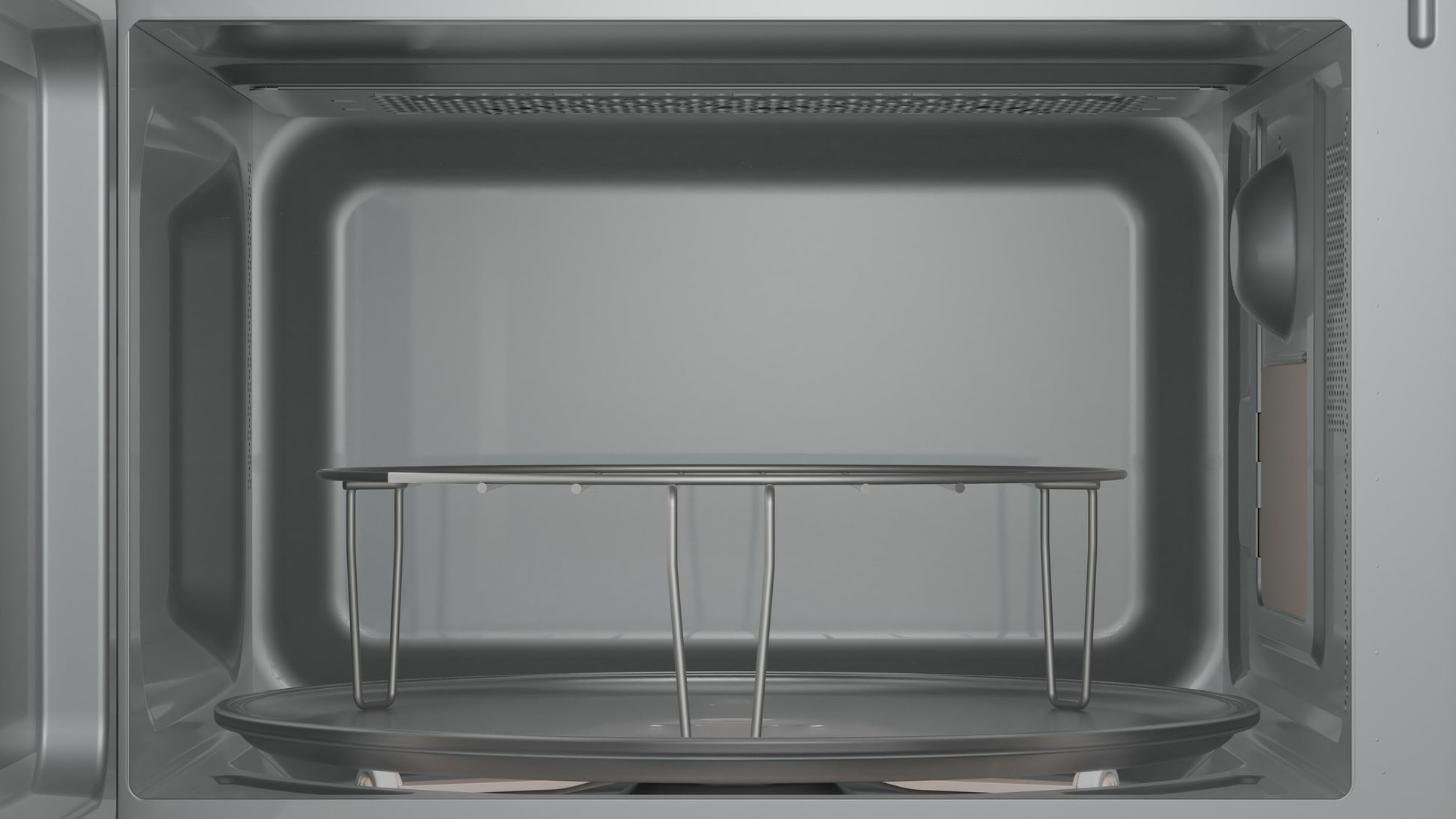 Bosch Einbau-Mikrowelle BEL623MS3 – 20 l, Grill & Heissluft, 800 W – Edelstahl