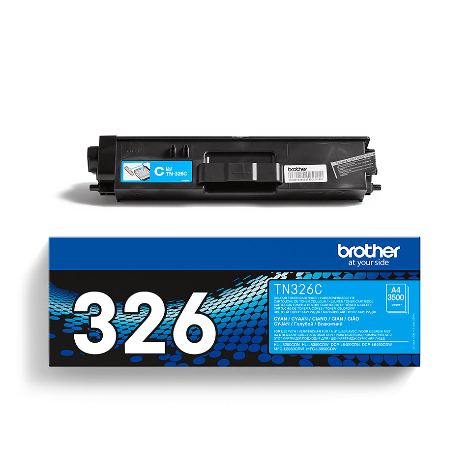 Brother Toner – cyan, 3500 Seiten – für Farb-Laserdrucker/Multifunktionsgeräte