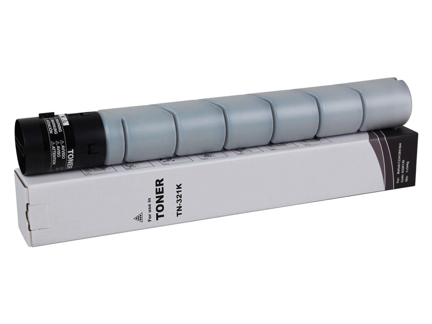 CoreParts TN-321K Tonerkartusche für Konica Minolta bizhub C224/C284/C364