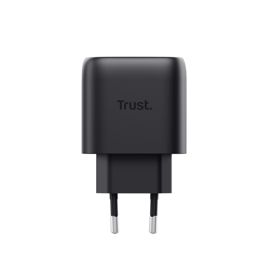 Trust Maxo USB-Ladegerät 45 W – USB-C×1, PD 3.0, GaN – für Samsung – schwarz