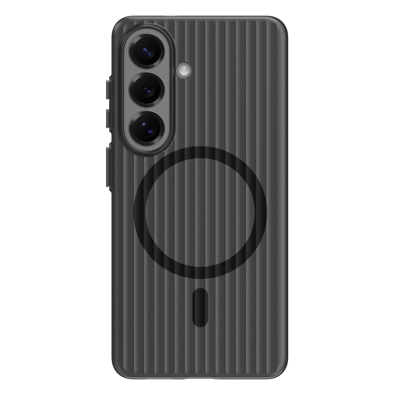 4smarts Backcover – für Samsung Galaxy S26+, MagSafe, PC, Schwarz, kabelloses Laden