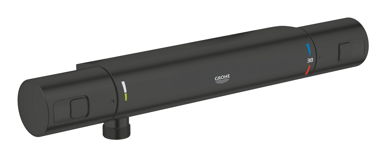 GROHE Badebatterie (Unterputz) Start Thermostat – 31,4×8×38,5 cm, Metall, Schwarz
