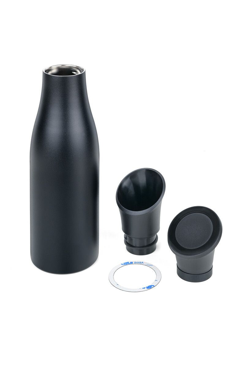 TROIKA Isolierflasche 550 ml – Doppelwandig 12 h heiss / 24 h kalt, Edelstahl, Klappdeckel