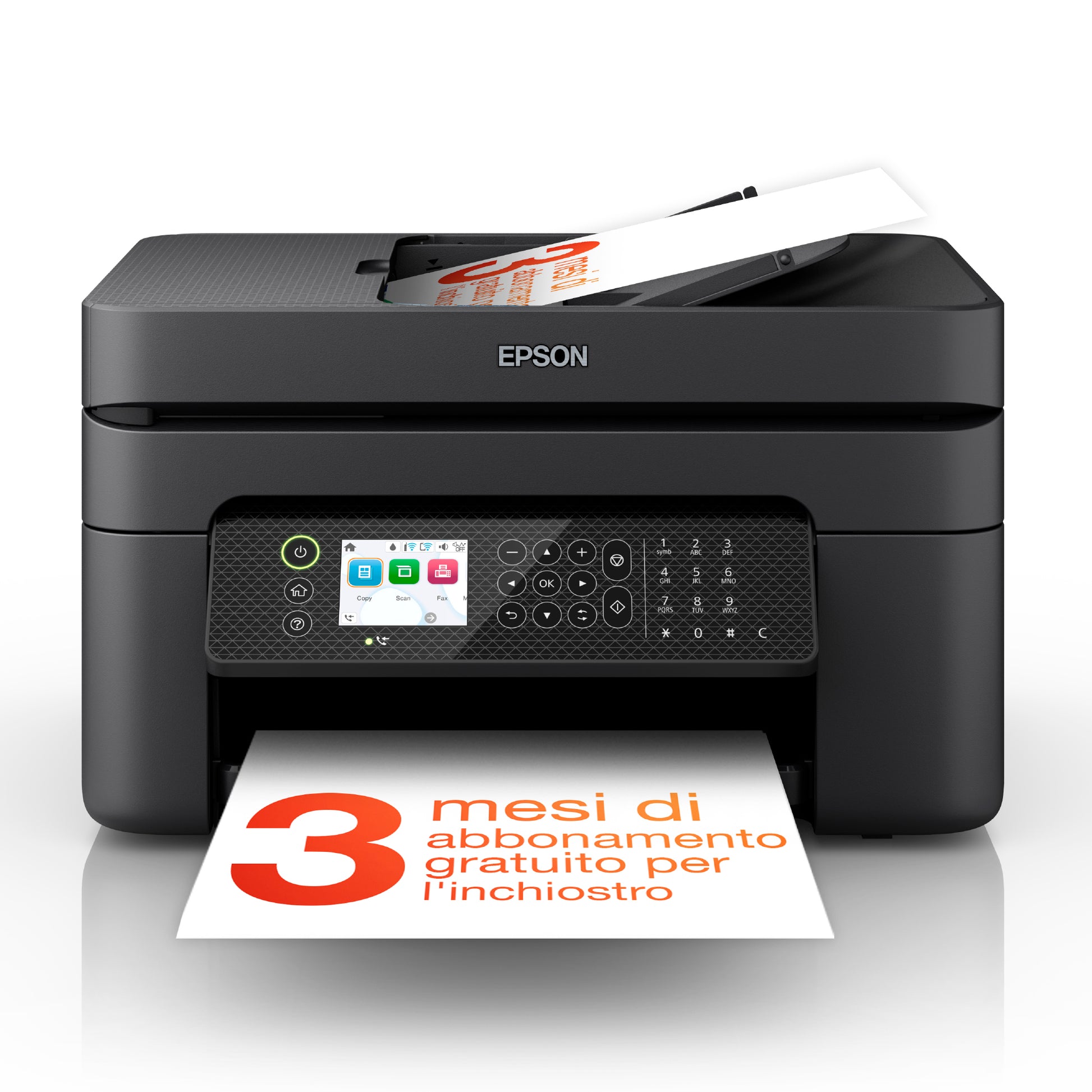 Epson WorkForce WF-2950DWF – Farbiges Tintenstrahl-MFP A4, 4-in-1 – USB/WLAN – Duplex – 33 S./Min. S/W, 18 S./Min. Farbe