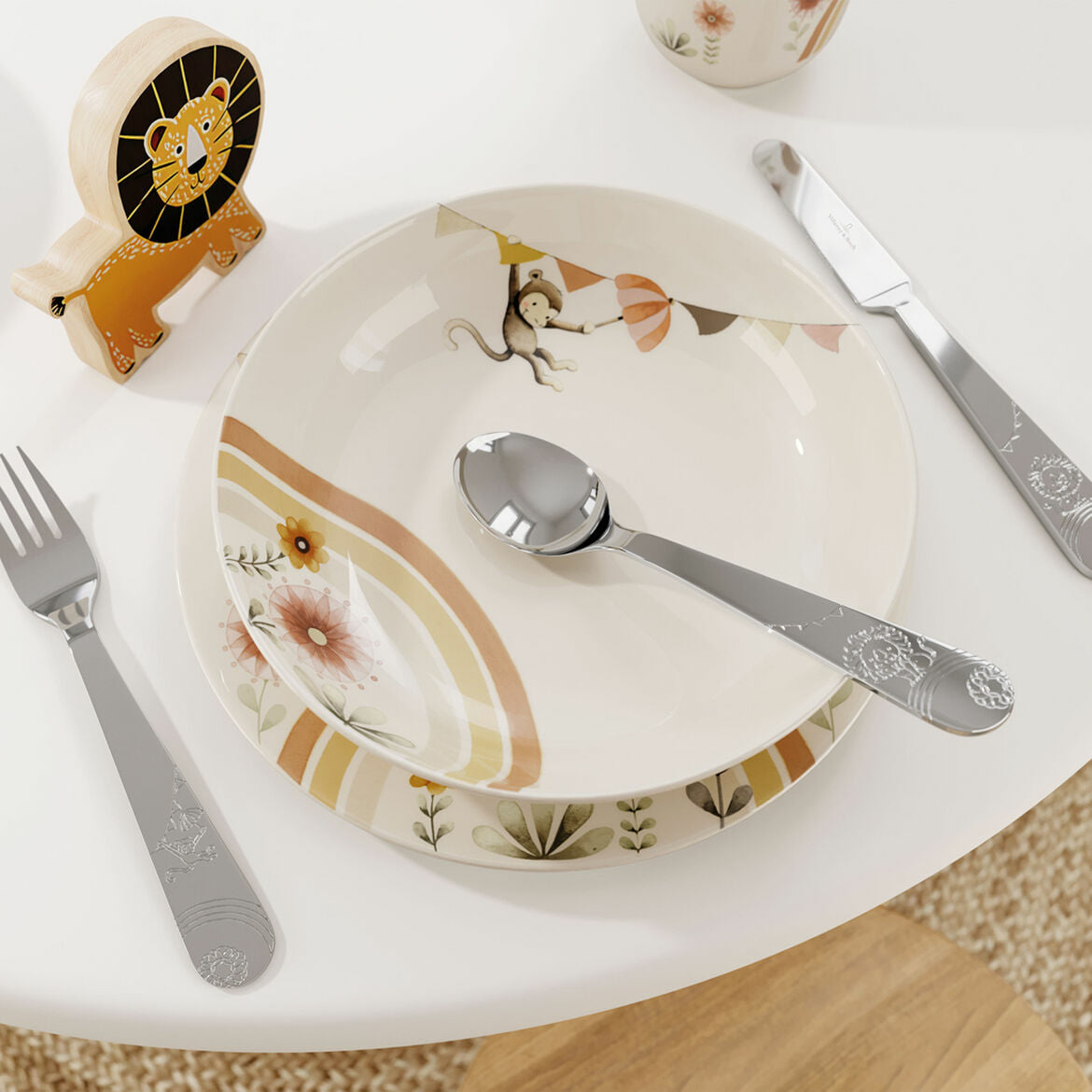 Villeroy & Boch Roar Lion Suppenteller – mikrowellenfest, spülmaschinenfest