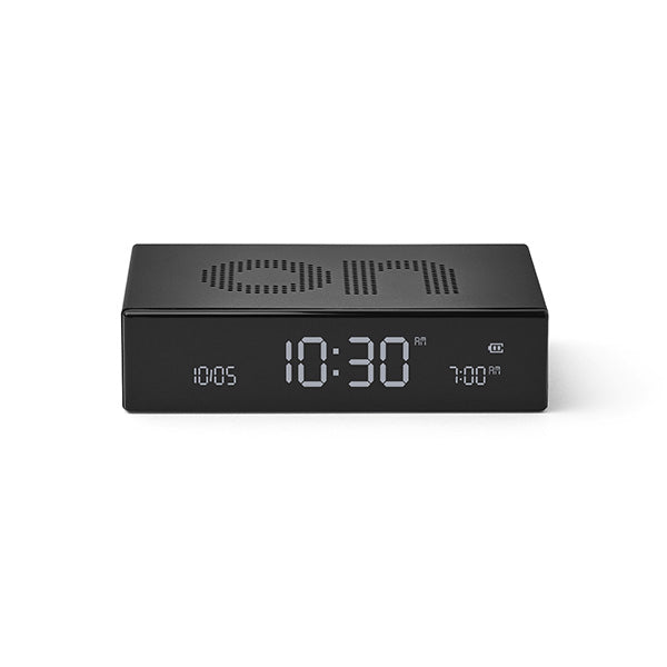 LEXON Digitalwecker – Flip Premium, LCD, Schwarz