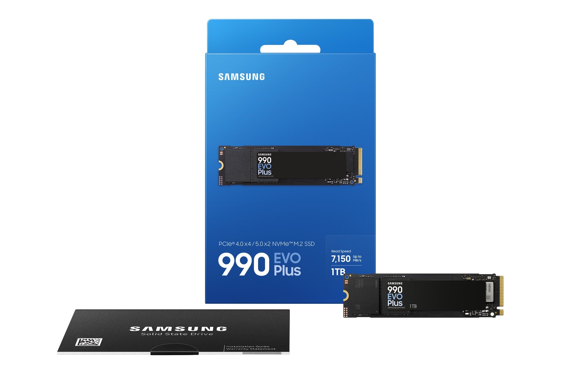 Samsung 990 EVO Plus – M.2 2280 NVMe PCIe 4.0 SSD, 7150/6300 MB/s