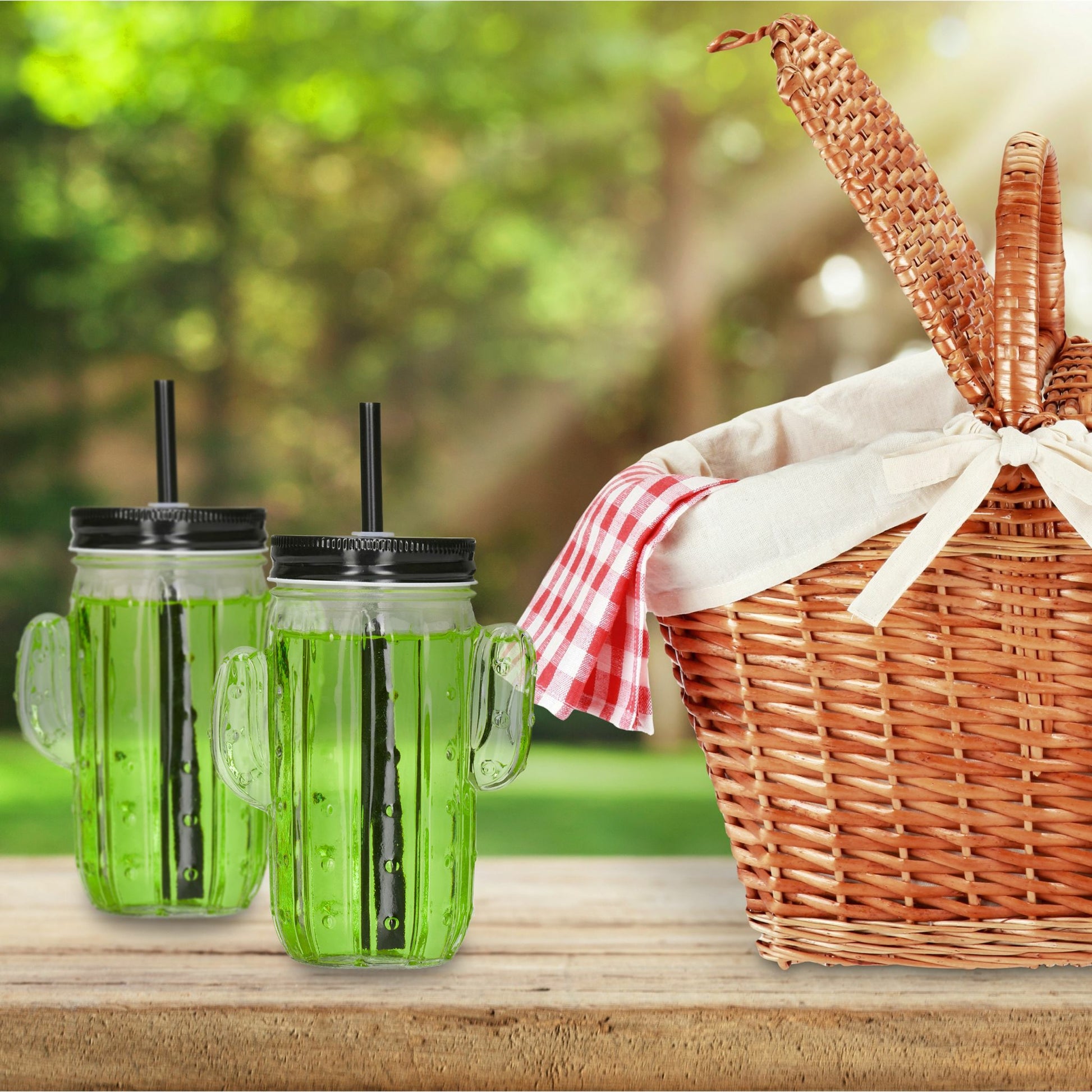 Relaxdays Trinkkrug – 8er Set, 500 ml, 11,0 × 7,0 × 14,5 cm, Glas, Schwarz/Transparent, mit Halm