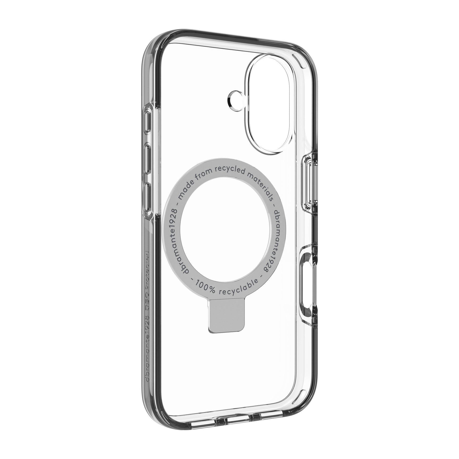 dbramante1928 Iceland Ultra D3O – Backcover – für Apple iPhone 17 – Transparent, sturzsicher bis 4 m